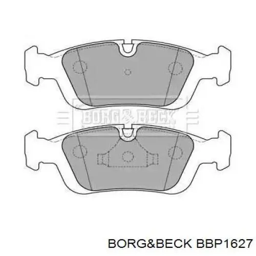 Купить BBP1627 Borg&beck Колодки тормозные
