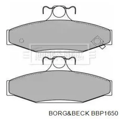 Задние тормозные колодки BBP1650 Borg&beck