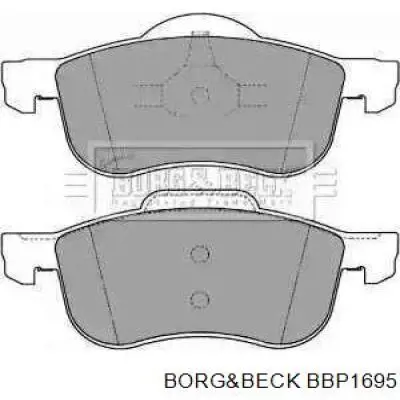 Колодки тормозные передние дисковые Borg&beck BBP1695