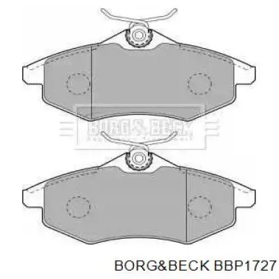 Передние тормозные колодки BBP1727 Borg&beck