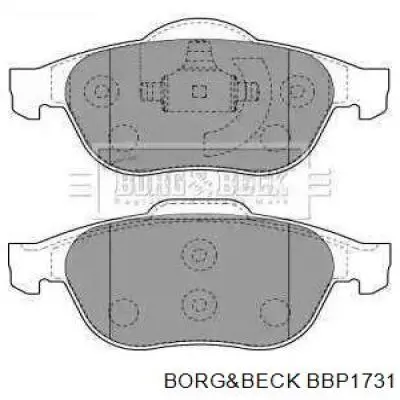 Передние тормозные колодки BBP1731 Borg&beck
