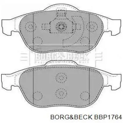 Передние тормозные колодки BBP1764 Borg&beck