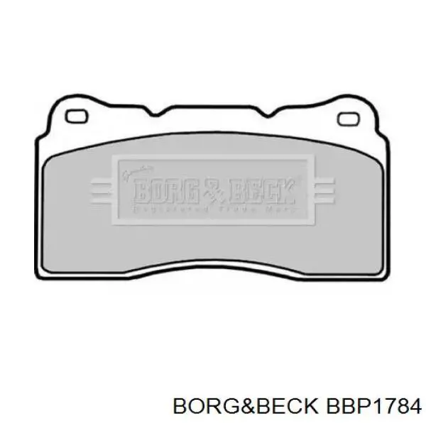 Передние тормозные колодки BBP1784 Borg&beck