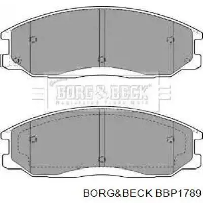 Передние тормозные колодки BBP1789 Borg&beck