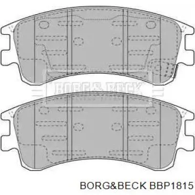 Передние тормозные колодки BBP1815 Borg&beck