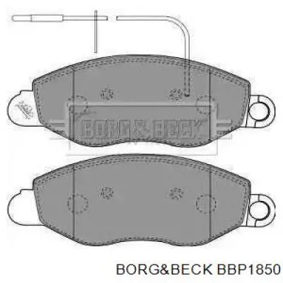 Передние тормозные колодки BBP1850 Borg&beck