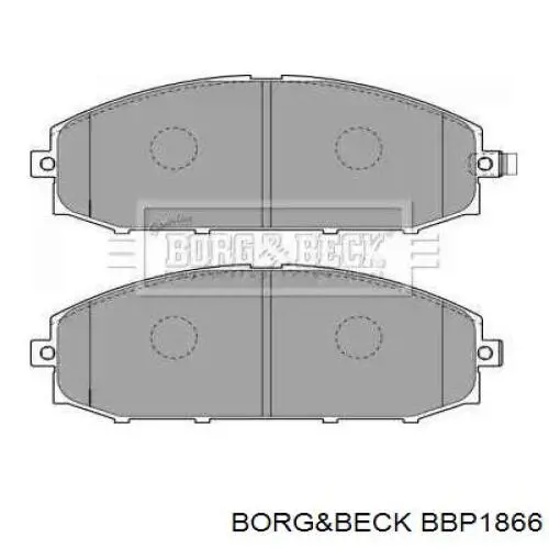 Передние тормозные колодки BBP1866 Borg&beck