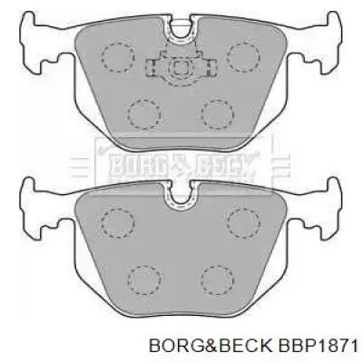 Задние тормозные колодки BBP1871 Borg&beck