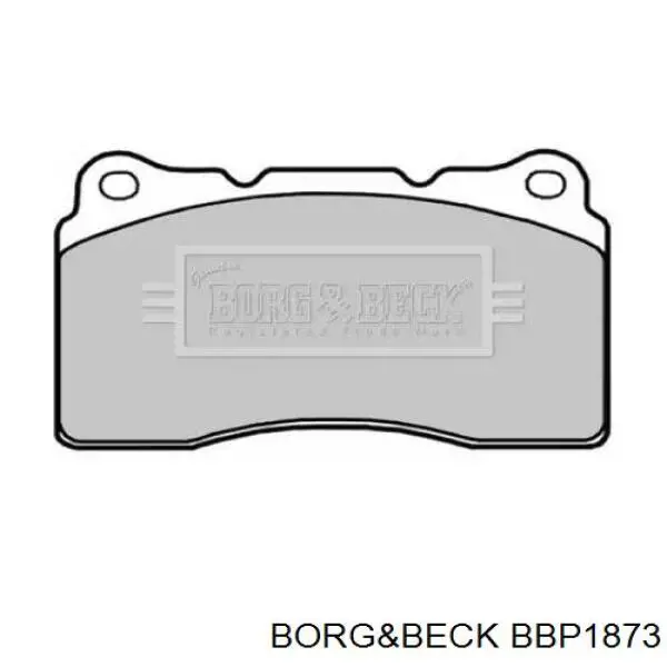 Передние тормозные колодки BBP1873 Borg&beck