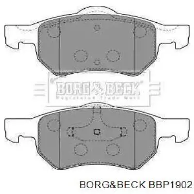 Передние тормозные колодки BBP1902 Borg&beck