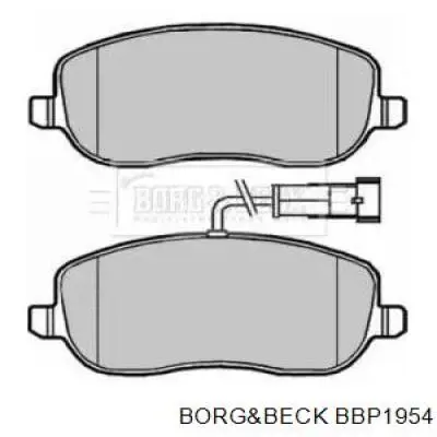 Передние тормозные колодки BBP1954 Borg&beck