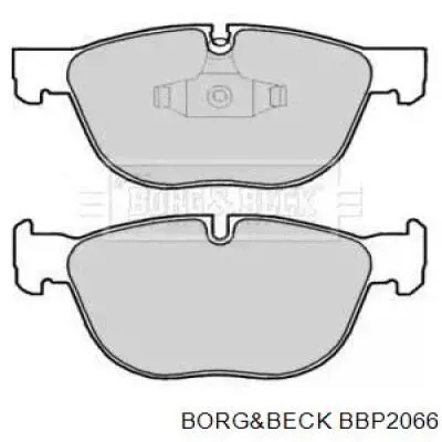 Передние тормозные колодки BBP2066 Borg&beck