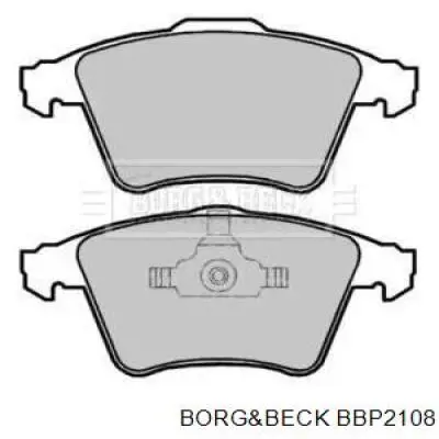 Передние тормозные колодки BBP2108 Borg&beck