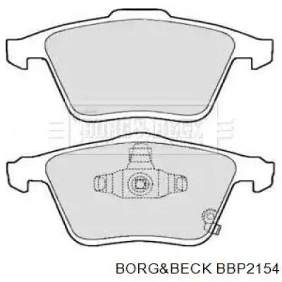 Передние тормозные колодки BBP2154 Borg&beck