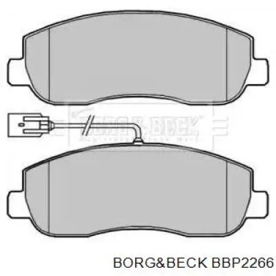 Купить BBP2266 Borg&beck Колодки тормозные