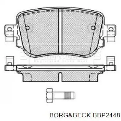 Задние тормозные колодки BBP2448 Borg&beck