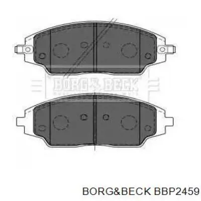 Передние тормозные колодки BBP2459 Borg&beck