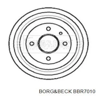 Тормозной барабан BBR7010 Borg&beck