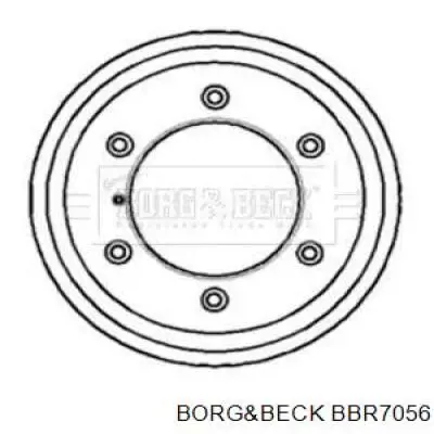 Тормозной барабан BBR7056 Borg&beck