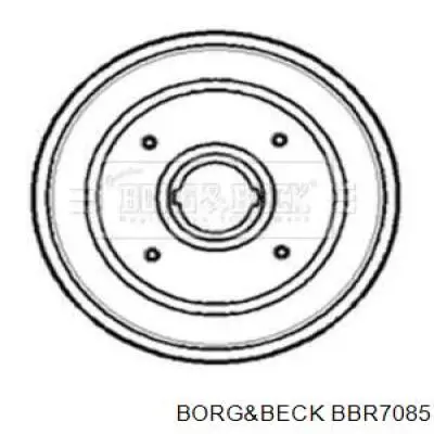 Тормозной барабан BBR7085 Borg&beck