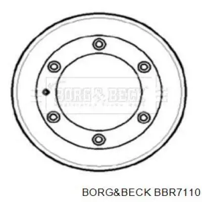 Тормозной барабан BBR7110 Borg&beck