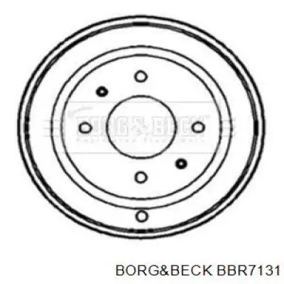 Тормозной барабан BBR7131 Borg&beck