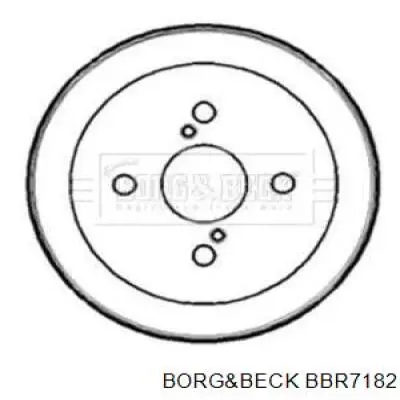 Тормозной барабан BBR7182 Borg&beck