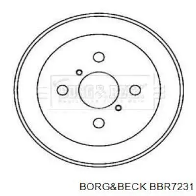 Тормозной барабан BBR7231 Borg&beck