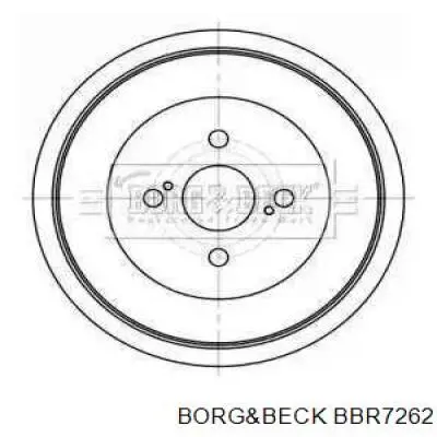 BBR7262 Borg&beck tambor do freio traseiro