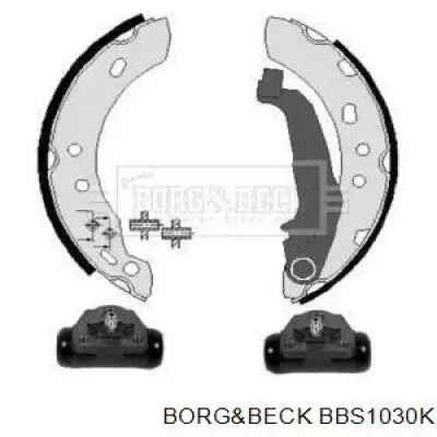 Задние барабанные колодки BBS1030K Borg&beck