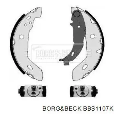 Задние барабанные колодки BBS1107K Borg&beck