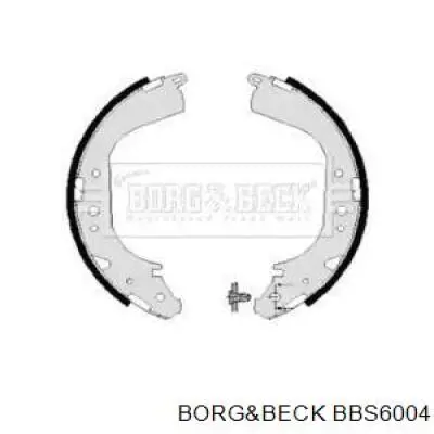 Задние барабанные колодки BBS6004 Borg&beck