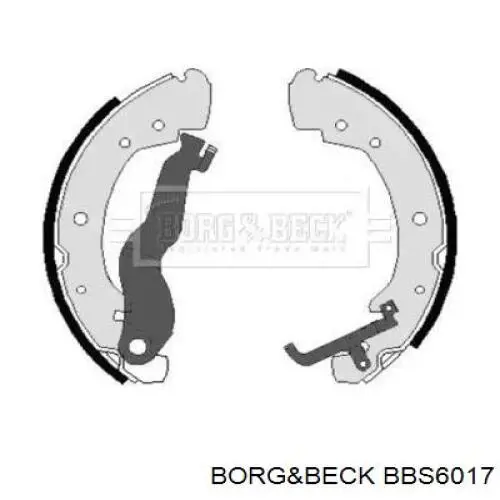 Задние барабанные колодки BBS6017 Borg&beck