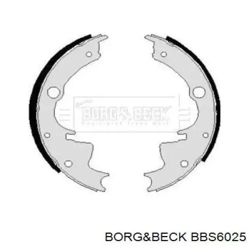 Задние барабанные колодки BBS6025 Borg&beck