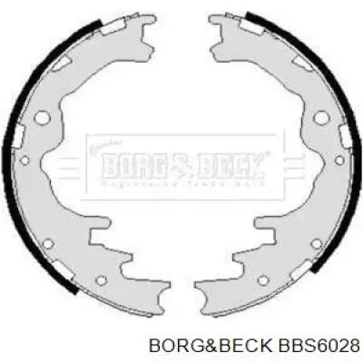 Задние барабанные колодки BBS6028 Borg&beck