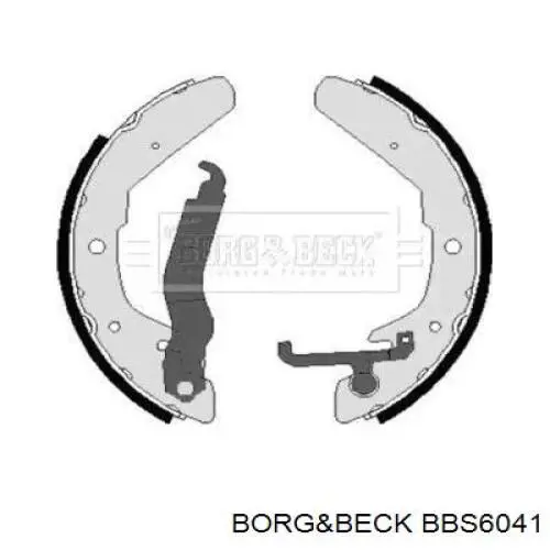 Задние барабанные колодки BBS6041 Borg&beck