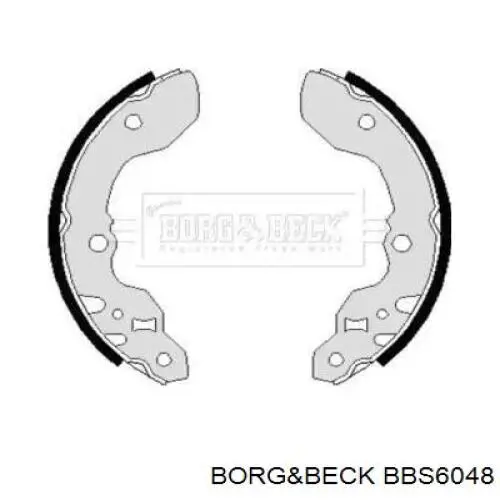 Задние барабанные колодки BBS6048 Borg&beck