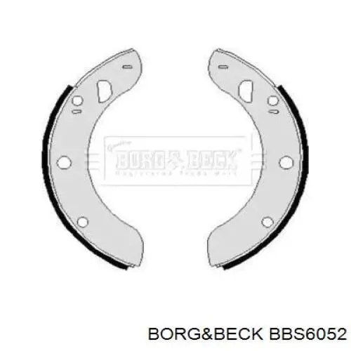 Задние барабанные колодки BBS6052 Borg&beck