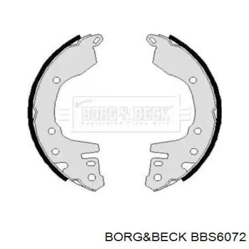 Задние барабанные колодки BBS6072 Borg&beck