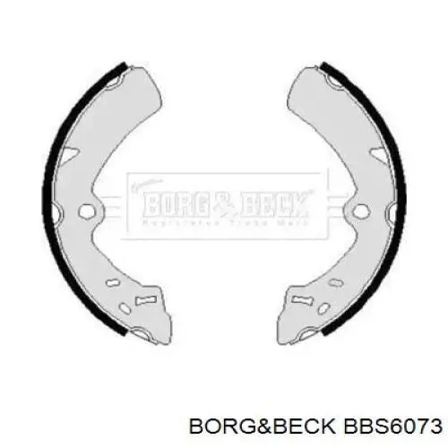 Задние барабанные колодки BBS6073 Borg&beck