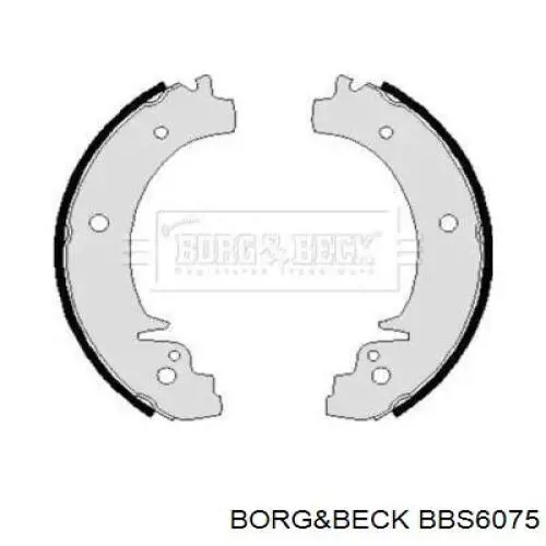 Колодки тормозные задние барабанные Borg&beck BBS6075