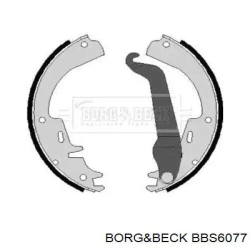 Задние барабанные колодки BBS6077 Borg&beck