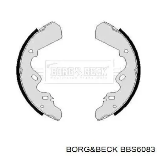 Задние барабанные колодки BBS6083 Borg&beck