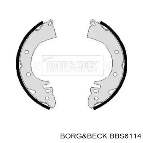 Задние барабанные колодки BBS6114 Borg&beck