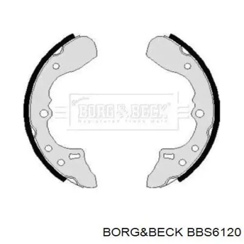 Задние барабанные колодки BBS6120 Borg&beck