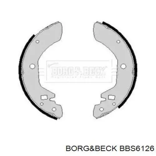 Задние барабанные колодки BBS6126 Borg&beck