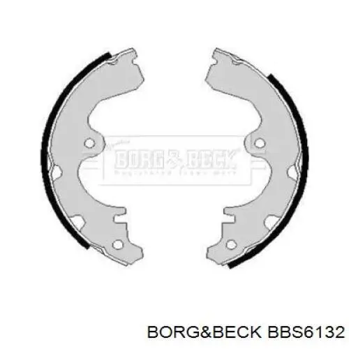 Задние барабанные колодки BBS6132 Borg&beck