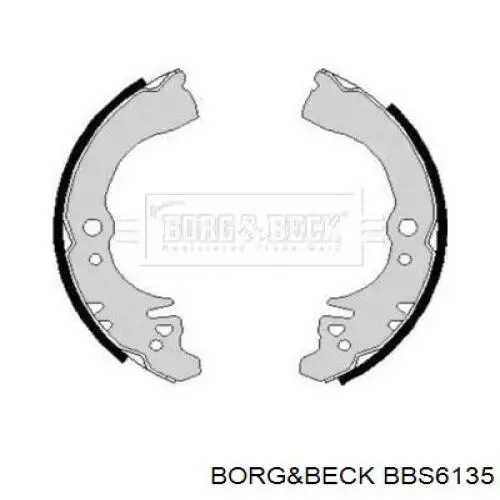 Задние барабанные колодки BBS6135 Borg&beck