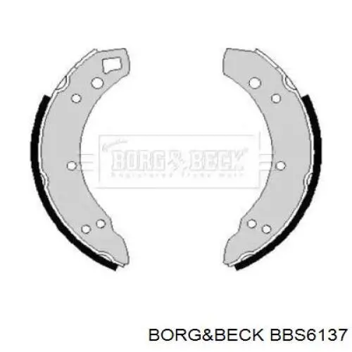 Задние барабанные колодки BBS6137 Borg&beck