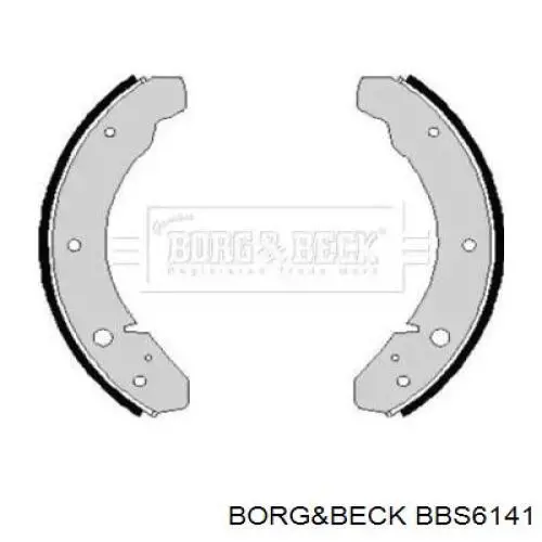 Задние барабанные колодки BBS6141 Borg&beck